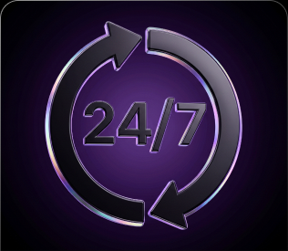 Значок 24/7